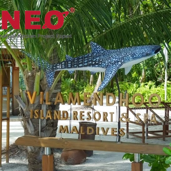 Vilamendhoo island resort kitchen renovation in maldives