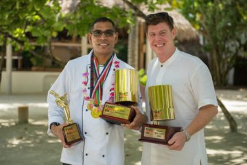 Chef Sobah With Laurie Burr, Soneva Fushi's Gm R