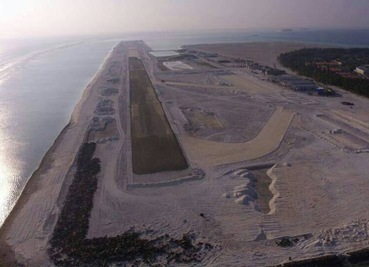 Photo: Dhaalu Airport, January 2017.