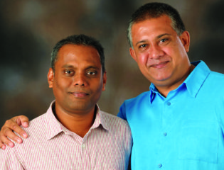 From left to right-Mindika Thushara & Keith Blom