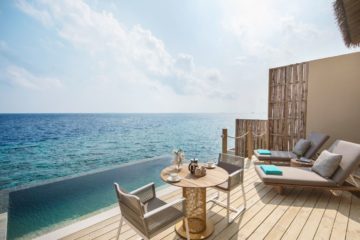 Intercontinental Maldives Outdoor Pool Deck Lagoon pool Villa