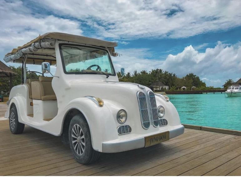 LVTong electric classic car, the luxury buggy Hotelier Maldives