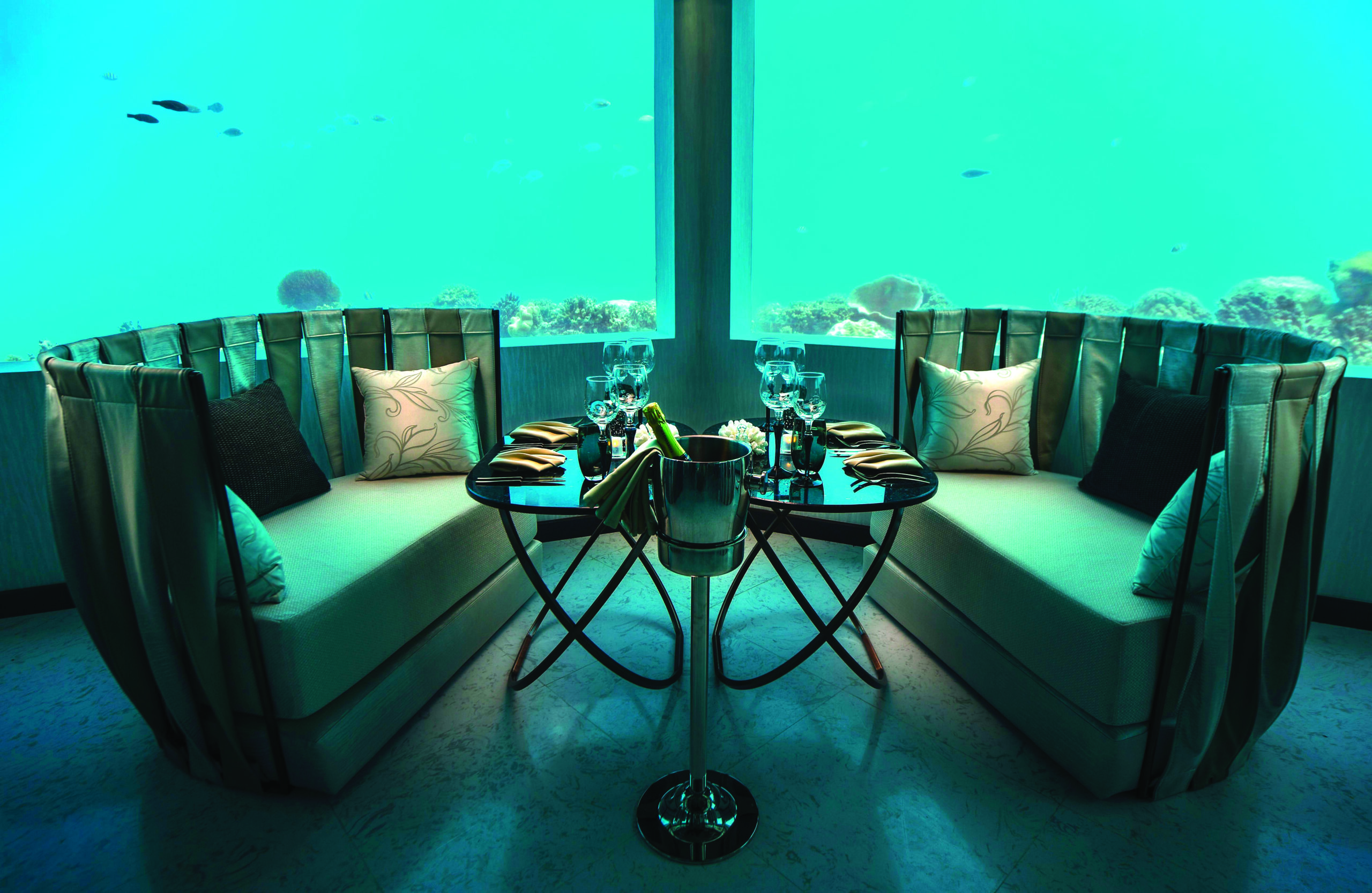 Underwater Dining At Ozen By Atmosphere At Maadhoo Maldives