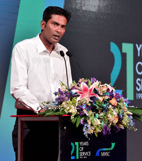 Ibrahim Fazul Rasheed, Managing Director, MWSC