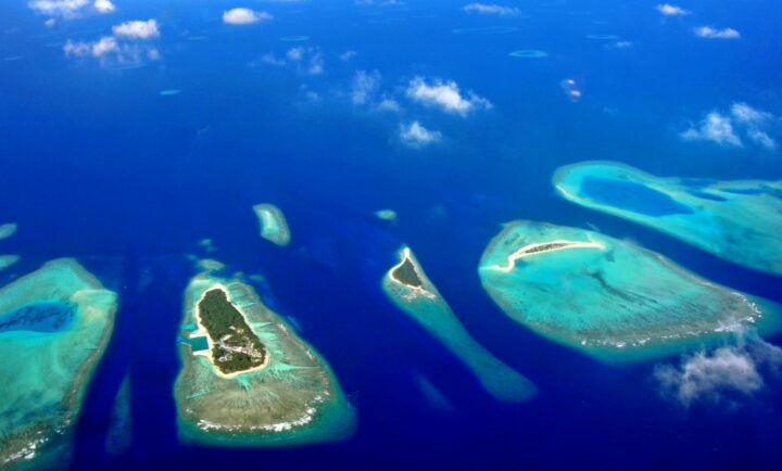 Maldives Aerial Generic Islands