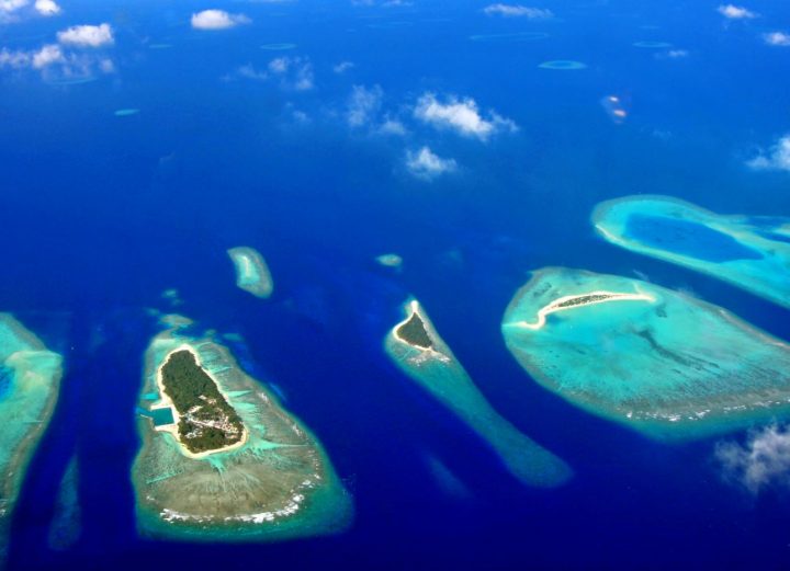 Maldives Aerial Generic Islands