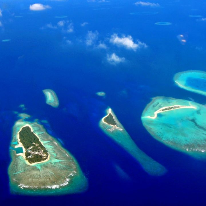 Maldives Aerial Generic Islands