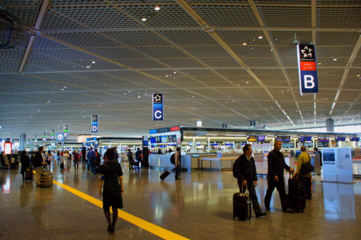 international arrivals