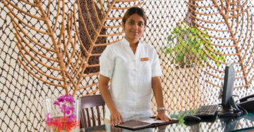 Xubba in her role as Spa Manager of Kurumba Maldives' Veli Spa.